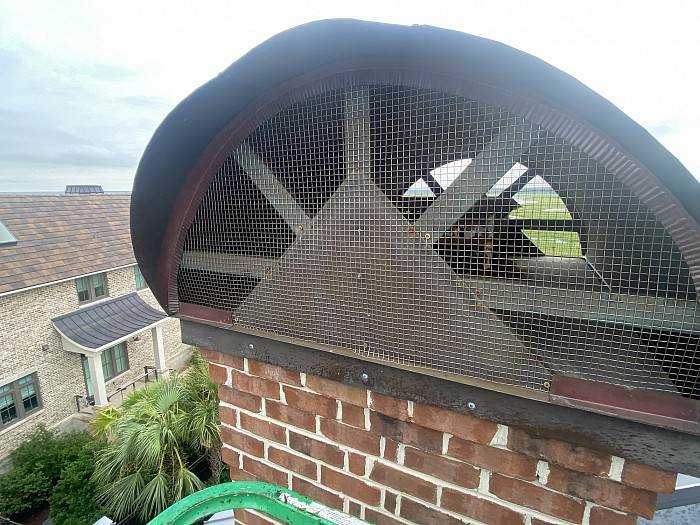 Chimney exclusion
